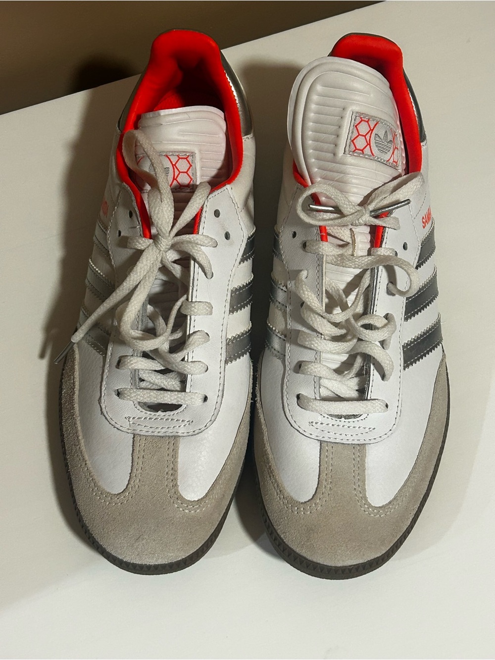 NWOT Adidas RARE Sambas 2014 WORLD CUP LE Sneakers M 7.5 W 8.5 - Picture 2 of 6